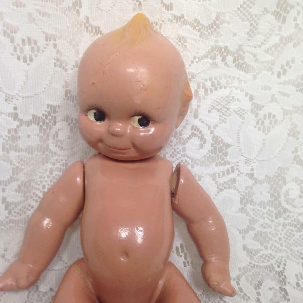 1930s Rose Oneil Kewpie, 12.5-inch Composition Doll (3)