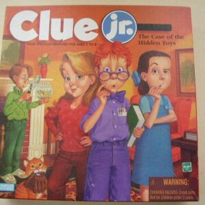 Parker Bros.Hasbro, Clue Jr. Boardgame- The Case of the Hidden Toys in Orig. Box