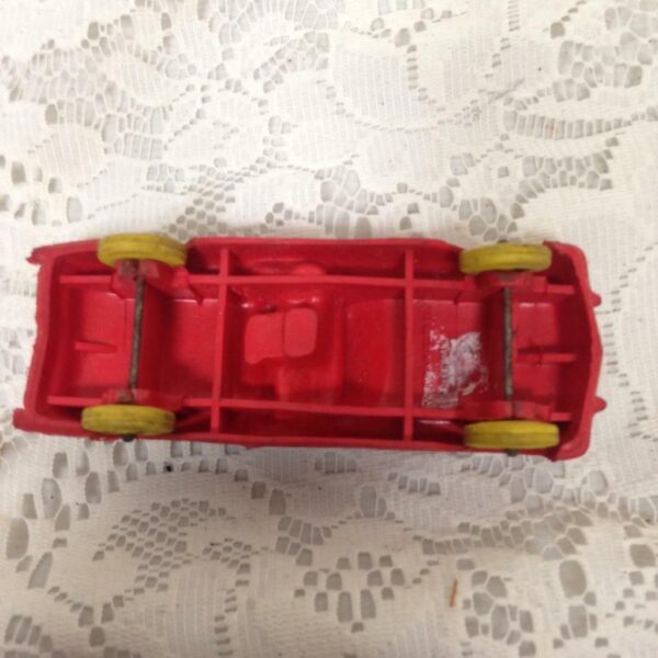 Vintage, Rare, Sun Rubber Co., Red Car 5in x 2in x 1.5in