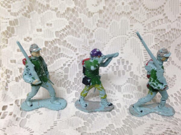 Vintage, Painted, 5-pcs Miniature Soldiers 2 to 2.5in each (#6)