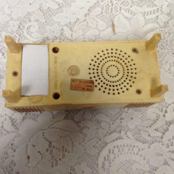 Vintage, Figural Stereo Transistor Radio 6.5in x 3in x 3in