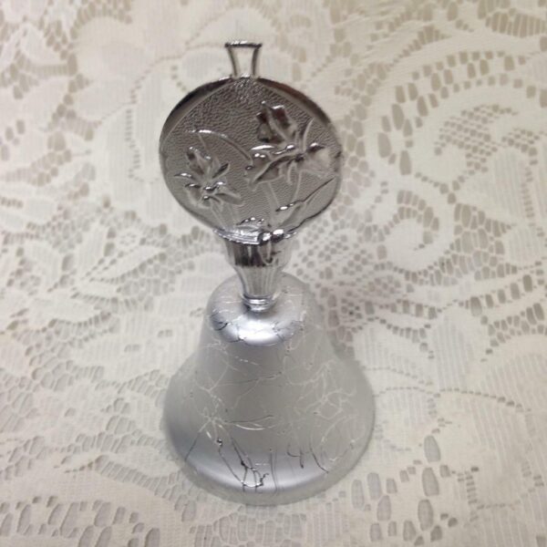 Vintage, Hearst Castle, Simeon CA, Silver Souvenir Bell 4.5in x 2.5in