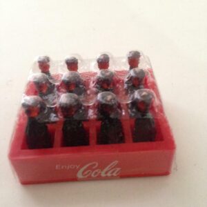 Vintage Doll House Miniatures, Case of Coca Cola 1in -2in