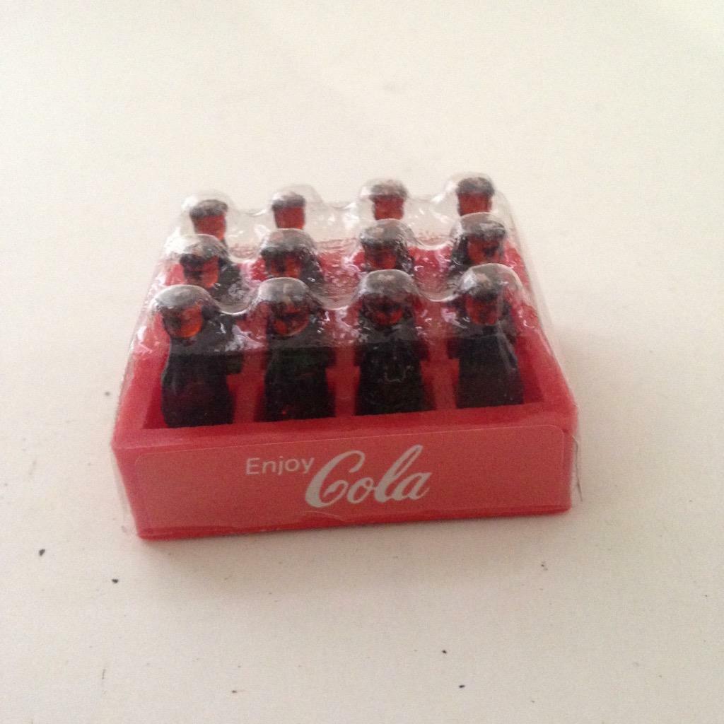 Vintage Doll House Miniatures, Case of Coca Cola 1in -2in