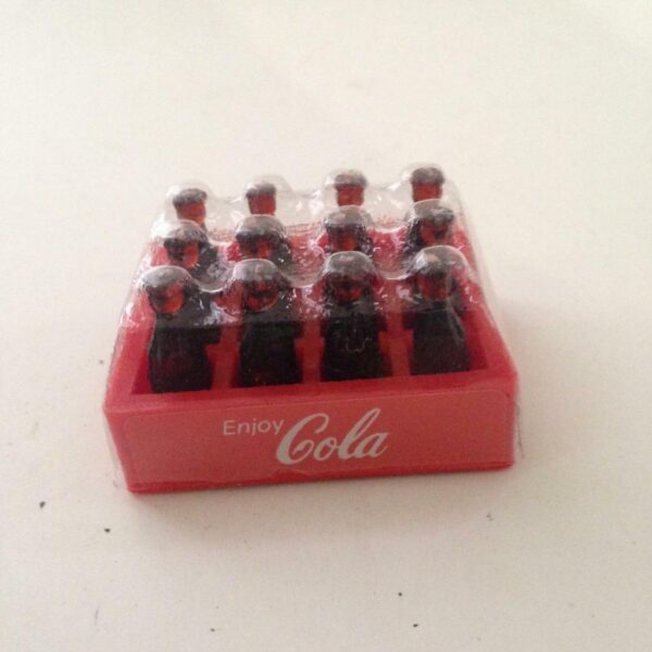 Vintage Doll House Miniatures, Case of Coca Cola 1in -2in