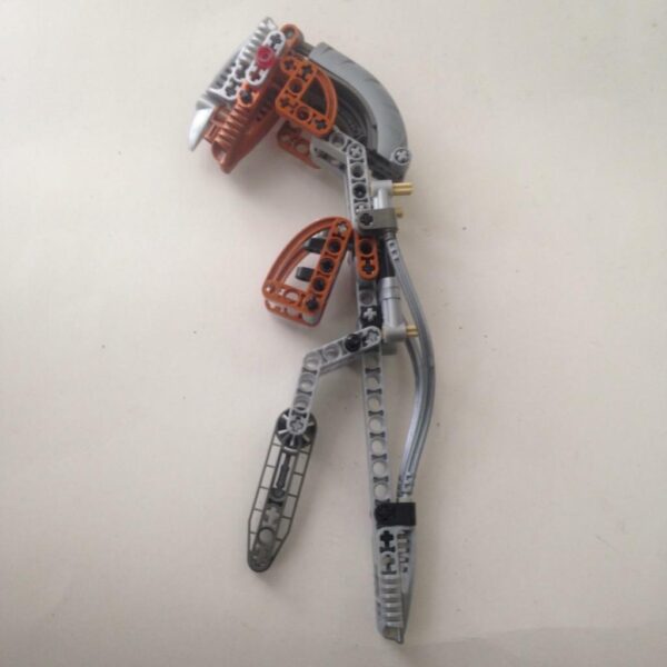 Vintage, Rare, Lego, Bionicle - Gray, Red and Brown 9.5in x 4in x 3in