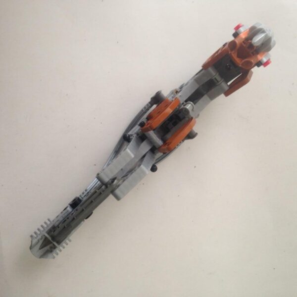 Vintage, Rare, Lego, Bionicle - Gray, Red and Brown 9.5in x 4in x 3in