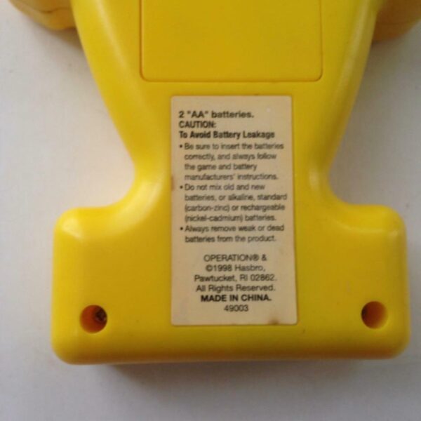 1998 Hasbro, Operation Battery Operated Game