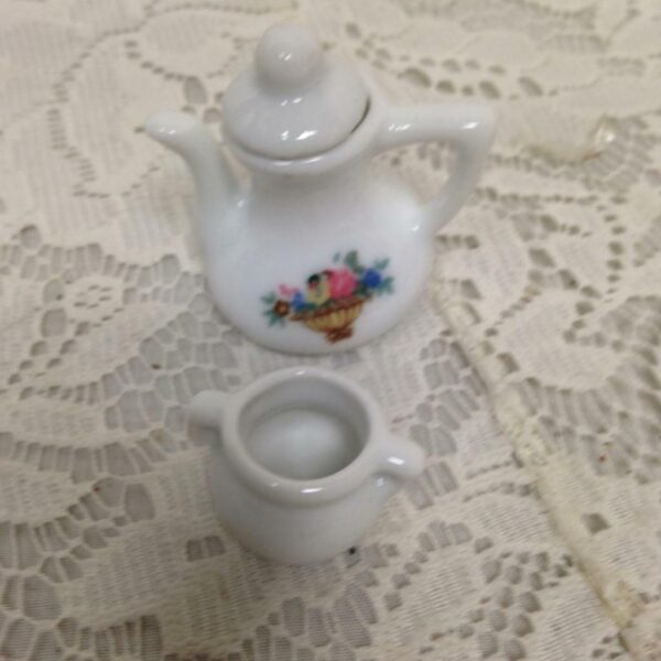 Vintage, 5pc Doll House - Miniature Tea Set