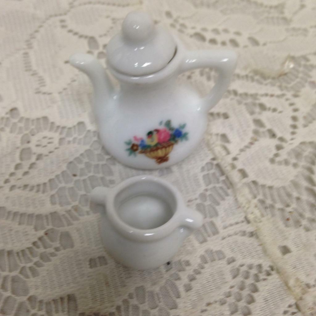 Vintage, 5pc Doll House – Miniature Tea Set