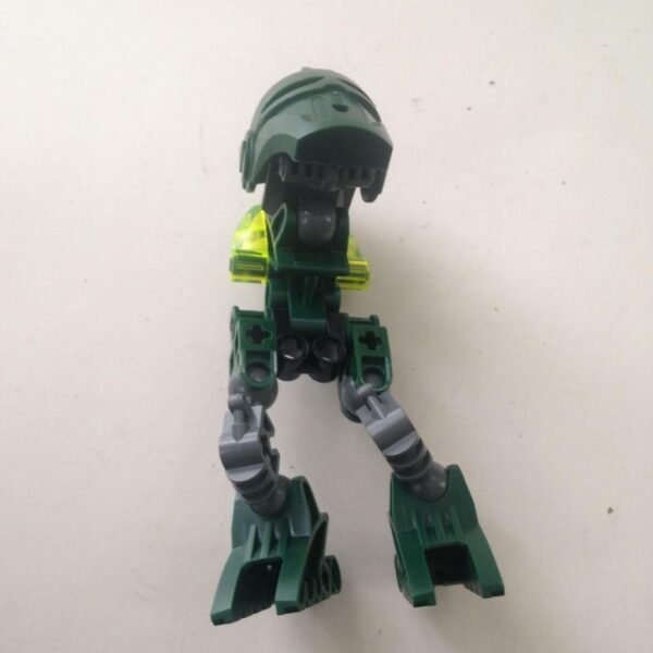 Vintage, Rare, Lego, Bionicle - Green and Gray 4in x 2in x 3in