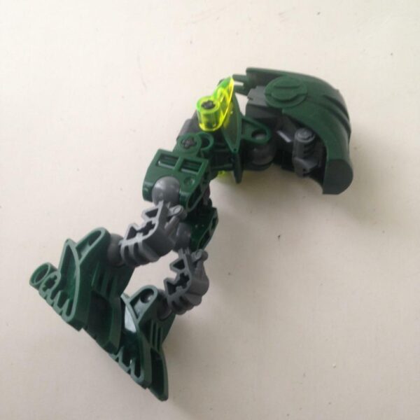 Vintage, Rare, Lego, Bionicle - Green and Gray 4in x 2in x 3in