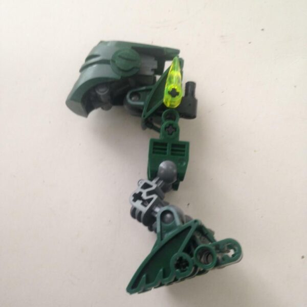 Vintage, Rare, Lego, Bionicle - Green and Gray 4in x 2in x 3in