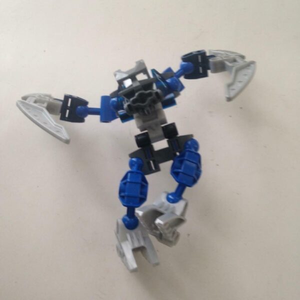 Vintage, Rare, Lego, Bionicle - Blue and Gray 6in x 5in x 4in