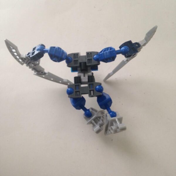 Vintage, Rare, Lego, Bionicle - Blue and Gray 6in x 5in x 4in