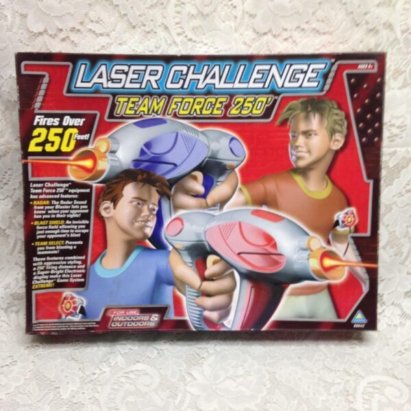 Vintage 2002 Laser Challenge Team Force 250’ Blasters Sensor Vests Toymax 80642