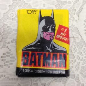 Vintage 1980s DC Comics 1pack- 6 Cards Batman -Joker Cards