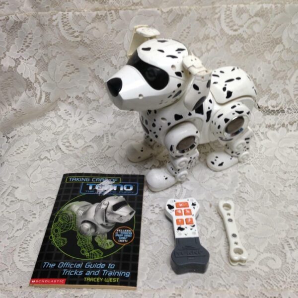 2001 Tekno Robotic Puppy Special Dalmatian Edition, with Manual, Remote, Access.