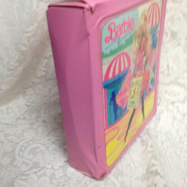 Vintage, 1989 Mattel Inc., Barbie Pink Fashion Doll Case 12.5in x 10.5in x 3in