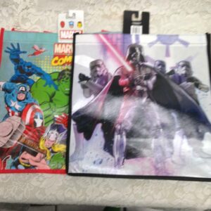 2-pc Star Wars-Vader and Marvel Comics Hulk Toy Bags 13in x 13in