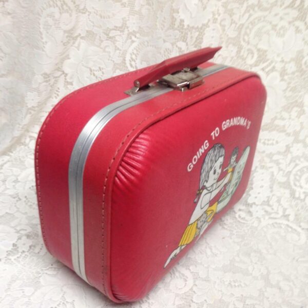 Vintage, Trojan Luggage Co., Going to Grandma Doll Case 13in x 10in x 5in