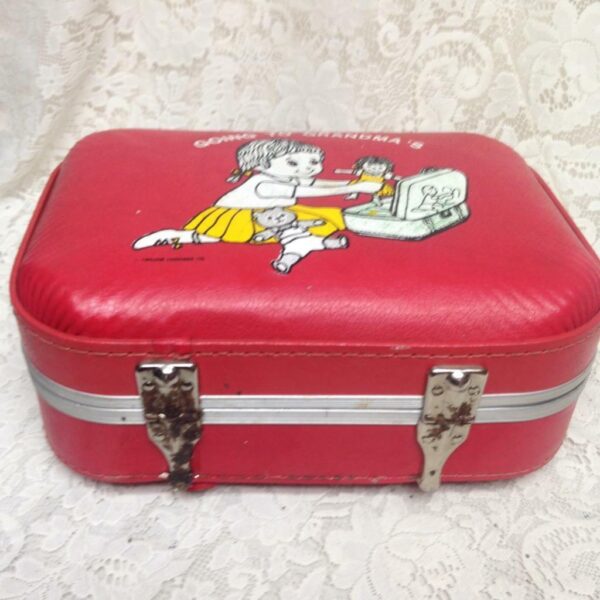 Vintage, Trojan Luggage Co., Going to Grandma Doll Case 13in x 10in x 5in