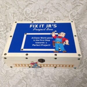 Enesco, Fix It Jrs. Project Tool Box with Tools 12in x 8.5in x 3.75in