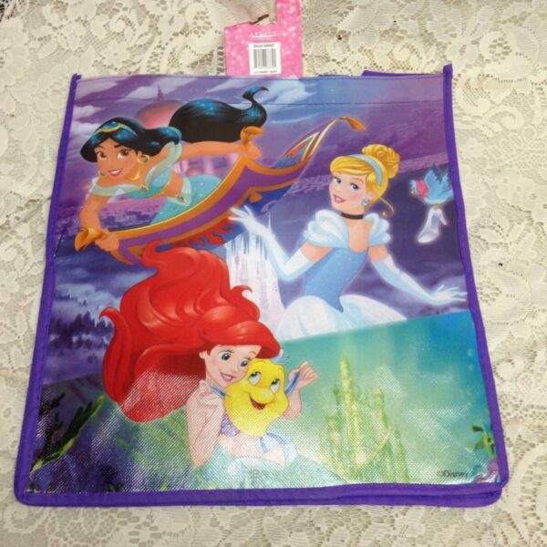 3-pc Disney Princesses, Minnie the Mouse, Mickey RoadsteToy Bags 13in x 13in