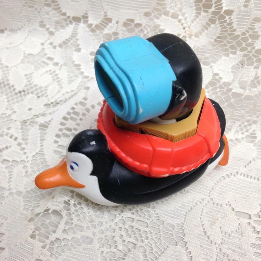 3pc Lot Penguin Snowman, Penguin and Wind up Submarine