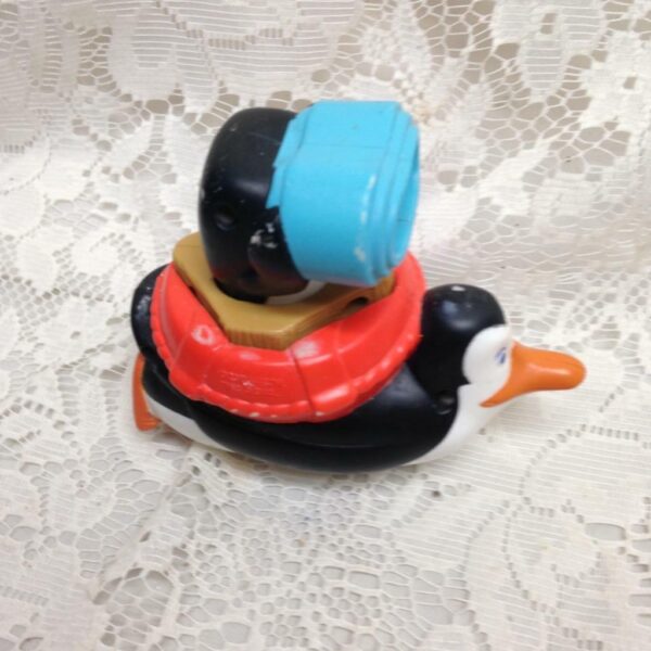 3pc Lot Penguin Snowman, Penguin and Wind up Submarine