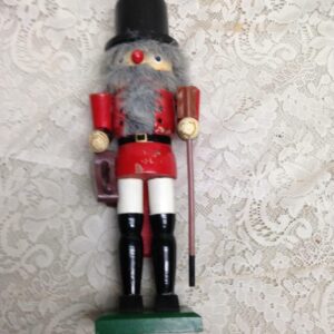 Vintage, Red Soldier Nut Cracker 14in x 5in