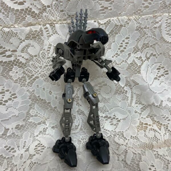 Vintage, Rare, Lego, Bionicle Black Action Figure 8in x 3in