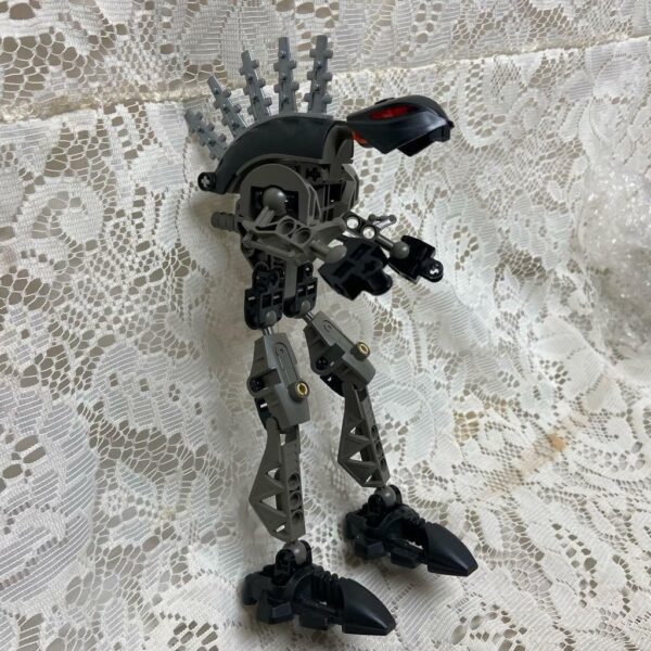 Vintage, Rare, Lego, Bionicle Black Action Figure 8in x 3in