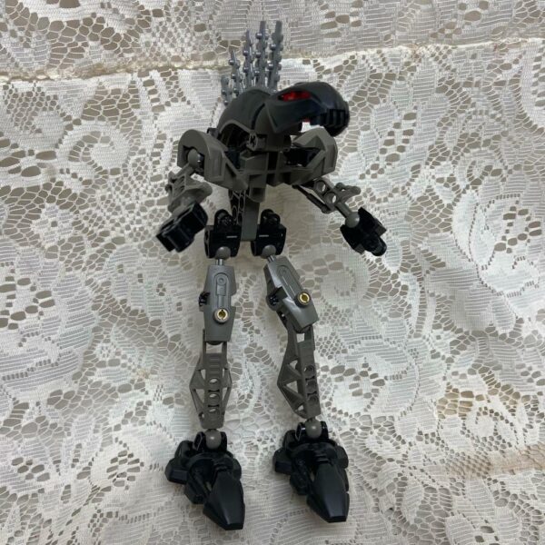 Vintage, Rare, Lego, Bionicle Black Action Figure 8in x 3in