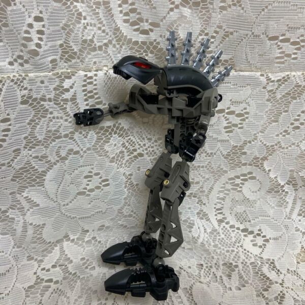 Vintage, Rare, Lego, Bionicle Black Action Figure 8in x 3in