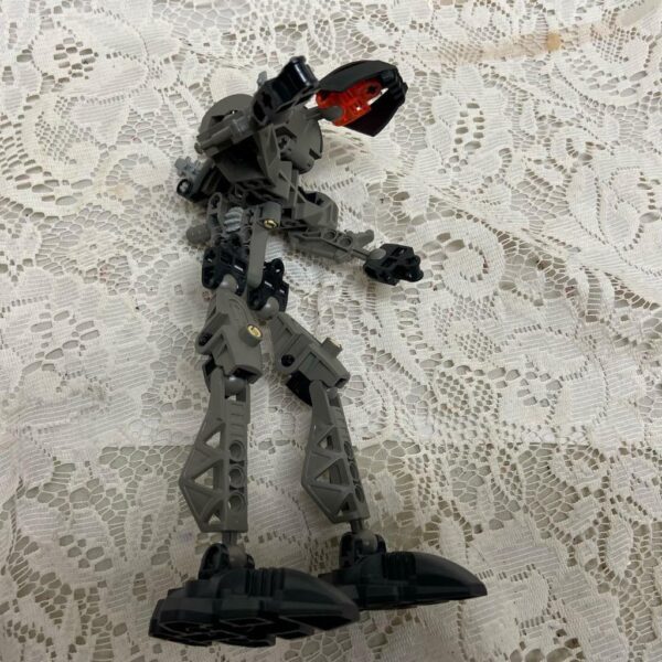 Vintage, Rare, Lego, Bionicle Black Action Figure 8in x 3in