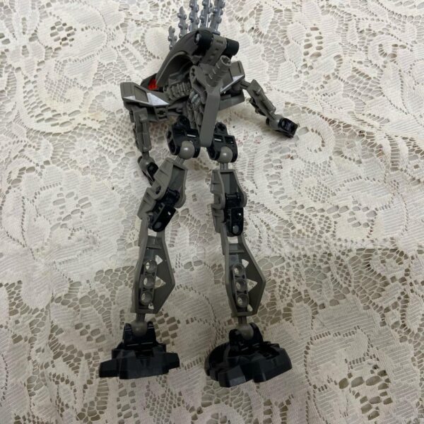 Vintage, Rare, Lego, Bionicle Black Action Figure 8in x 3in