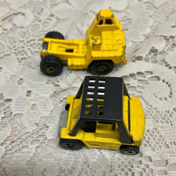 Vintage 1977 Rare 2pc Yellow Hotwheels Agricultural