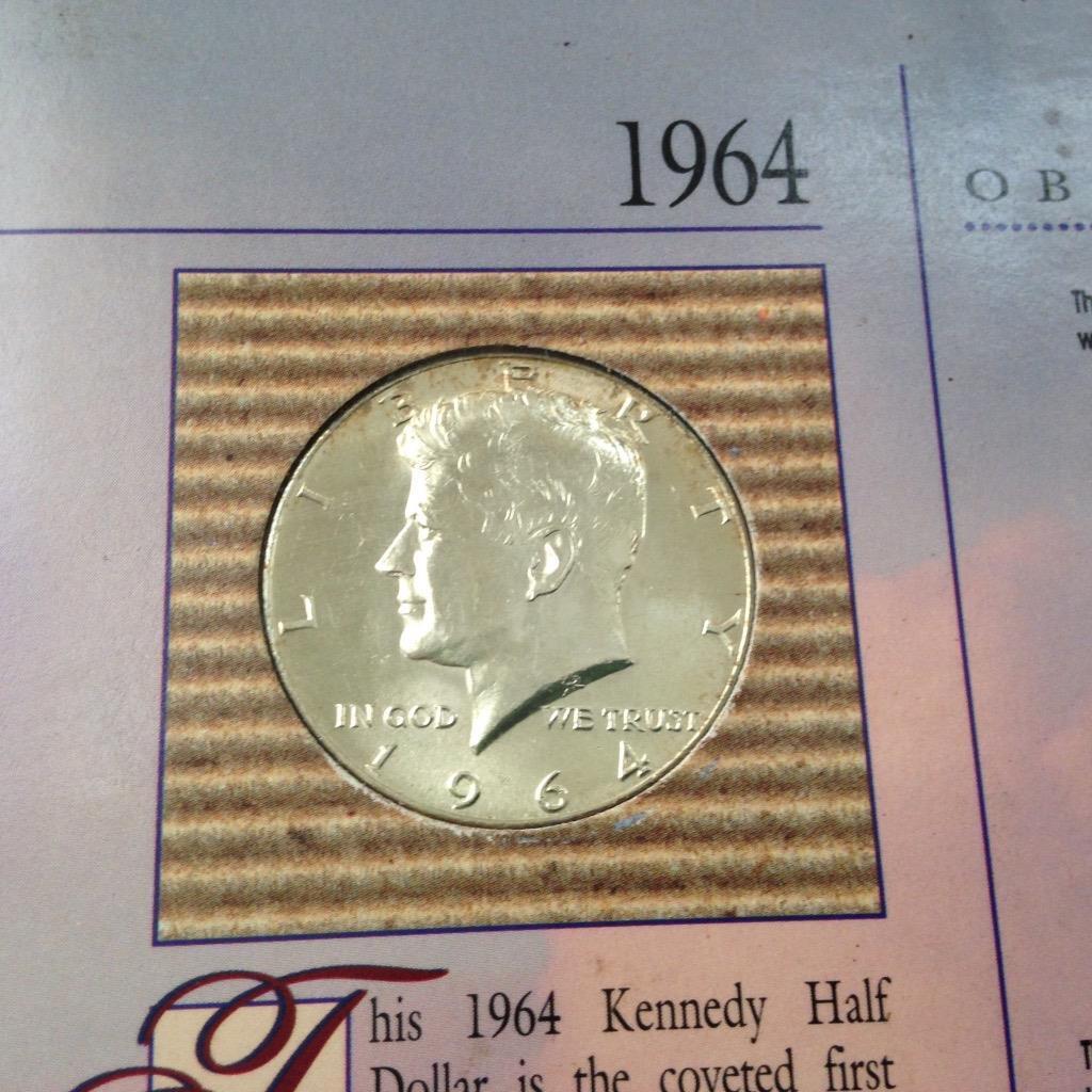 Genuine United States Mint – 1964 BU Silver JFK Half Dollar