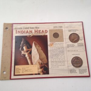 Genuine United States Mint- 1859-1909 Indian Head Penny