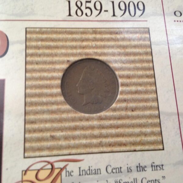 Genuine United States Mint- 1859-1909 Indian Head Penny