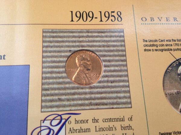 Genuine United States Mint- Brilliant Uncirculated BU Copper Lincoln Wheat Cent