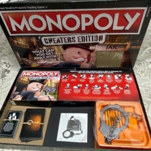 Vintage, Complete Monopoly Cheaters Edition- Board Game - 12in Sq