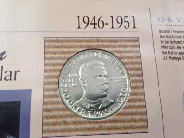 Genuine United States Mint - 1946-1951 Booker T. Washington Half Dollar