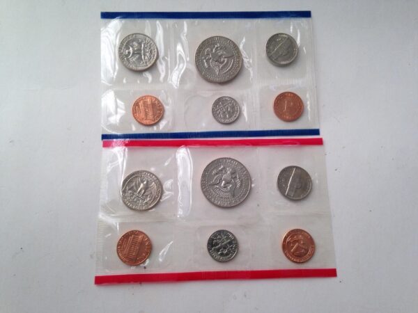 1985-P/D US Mint Uncirculated Coin Set -12pc Coin Set FV $1.82