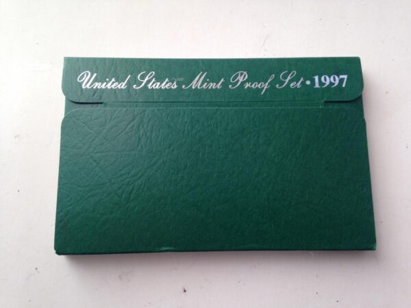 1997S United States Proof Set -5pc Coin Set FV $0.91