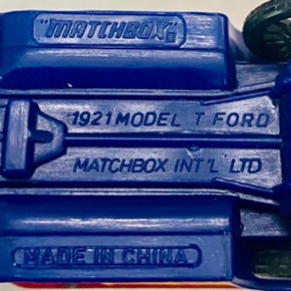 Vintage Matchbox 1989 Model T Ford Kelloggs