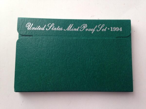 1994S United States Proof Set -5pc Coin Set FV $0.91