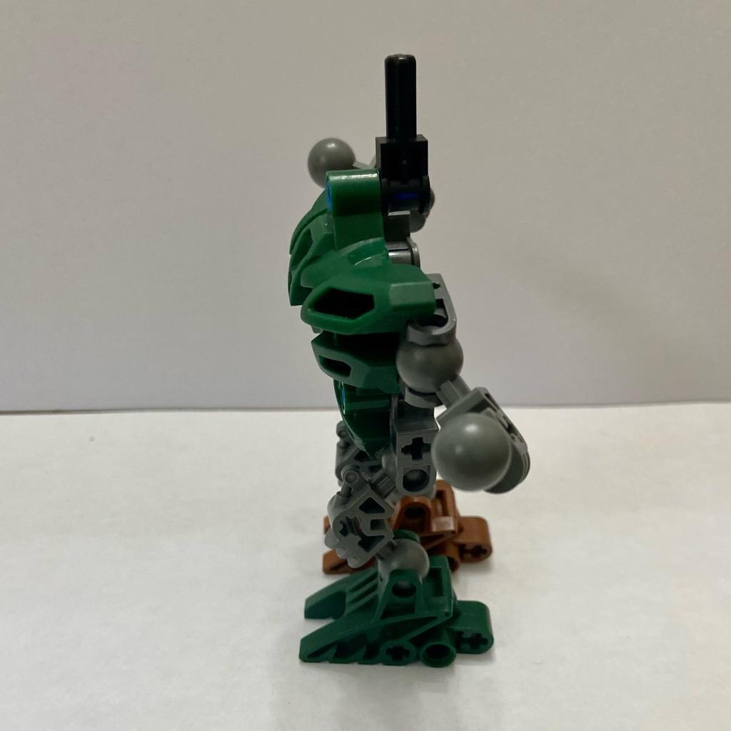 Vintage, Rare, Lego, Bionicle -Green, Gray and Brown 4in x 4in x 2in