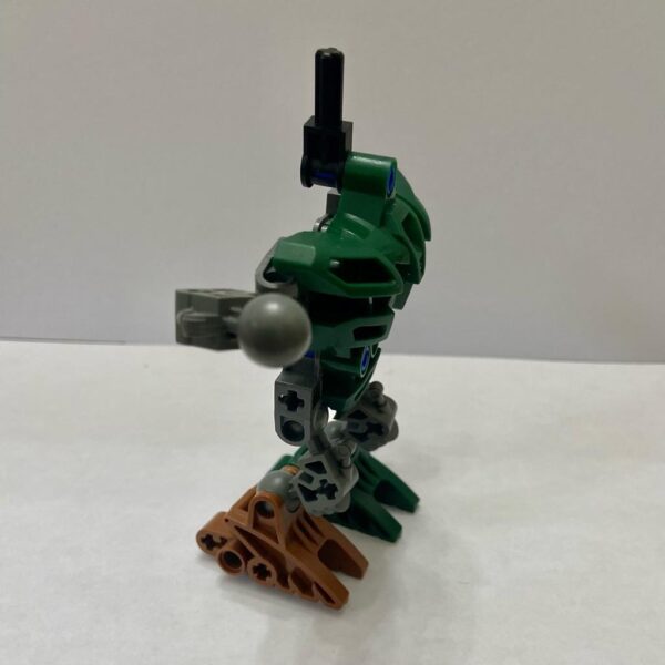 Vintage, Rare, Lego, Bionicle -Green, Gray and Brown 4in x 4in x 2in